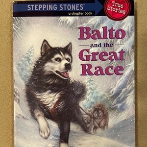 New "Balto and the Great Race" Paperback Learn-to-Read Book